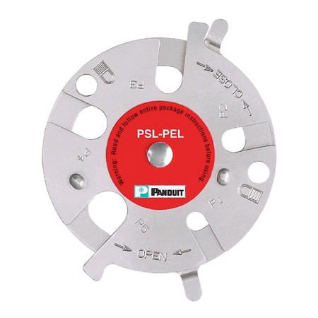 Panduit Pneumatic Lockout, Stainless Steel, Gray PSL-PEL